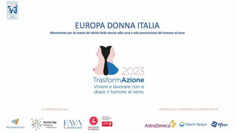 Rientro al lavoro delle pazienti oncologiche, riparte “TrasformAZIONE”