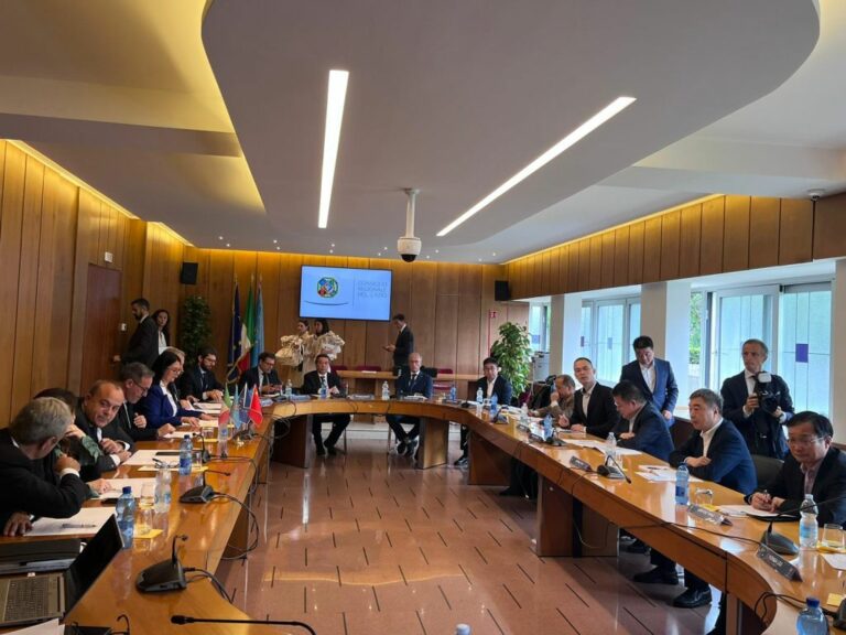 Lazio, Aurigemma incontra una delegazione cinese dello Zhejiang