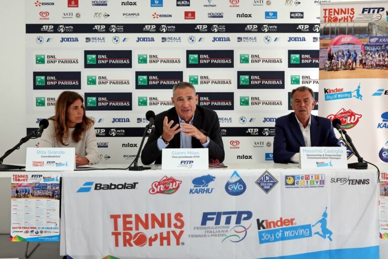 “Tennis Trophy Kinder Joy of Moving”, a luglio il master finale