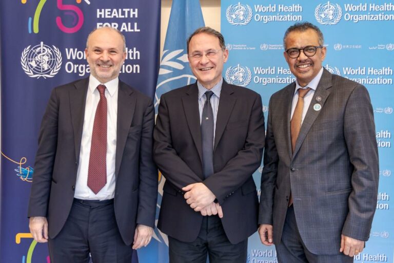 Oms, Schillaci “Dall’Italia collaborazione costruttiva”