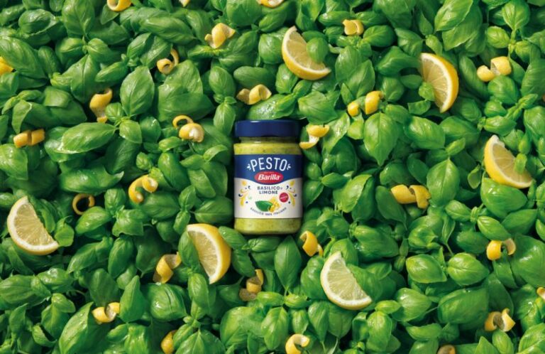 Nuovo Pesto Barilla Basilico e Limone sorprende Milano