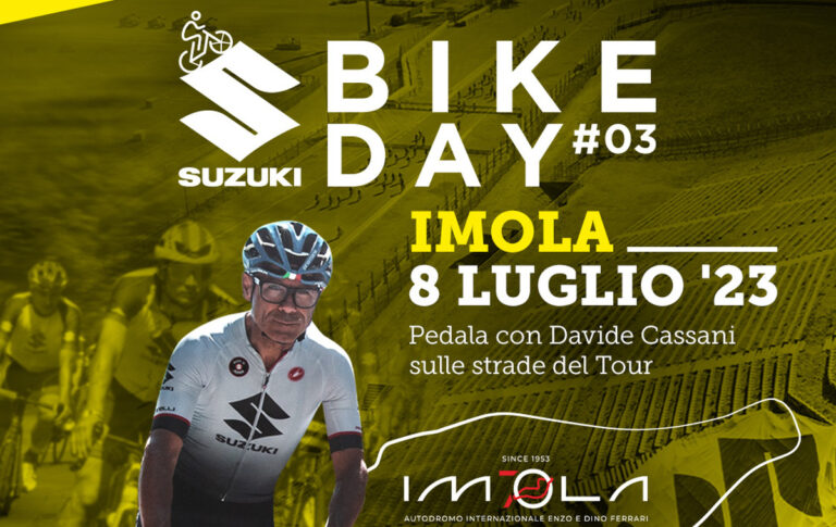 L’8 luglio il Suzuki Bike Day a Imola, donazione per l’Emilia Romagna