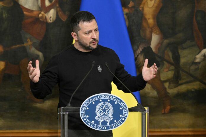 Incontro Meloni - Zelensky a Palazzo Chigi