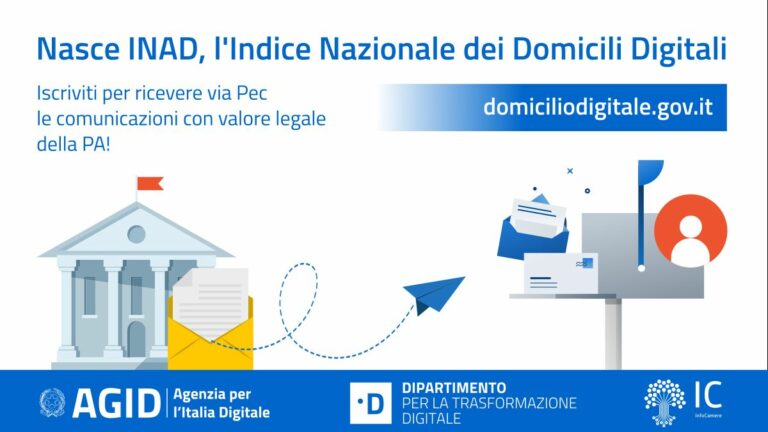 Nasce l’Indice nazionale dei domicili digitali