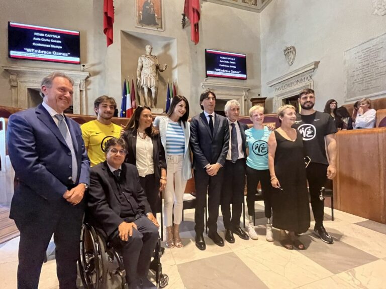 Allo stadio dei Marmi di Roma i Wembrace Games di Bebe Vio con Totti