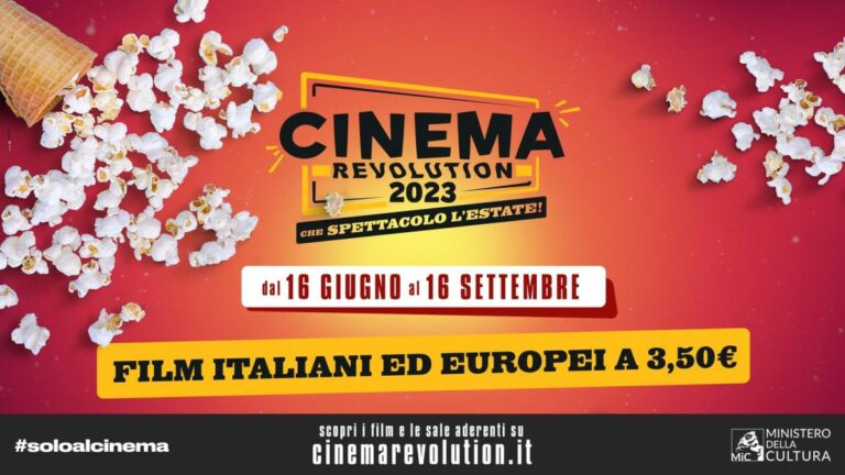 Al via “Cinema Revolution”, per un’estate da vivere in sala
