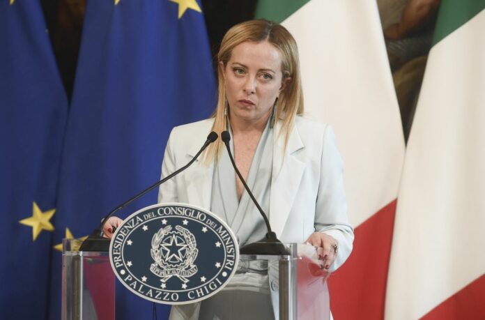 La Presidente del Consiglio incontra a Palazzo Chigi il Cancelliere della Repubblica Federale di Germania Dichiarazioni alla stampa al termine dell' incontro
