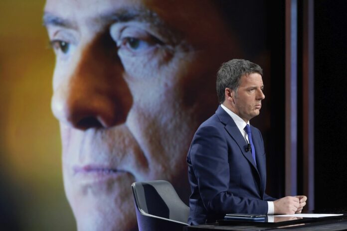 Matteo Renzi e Marco Minniti ospiti della trasmissione di Raitre "In 1/2 ora in più"