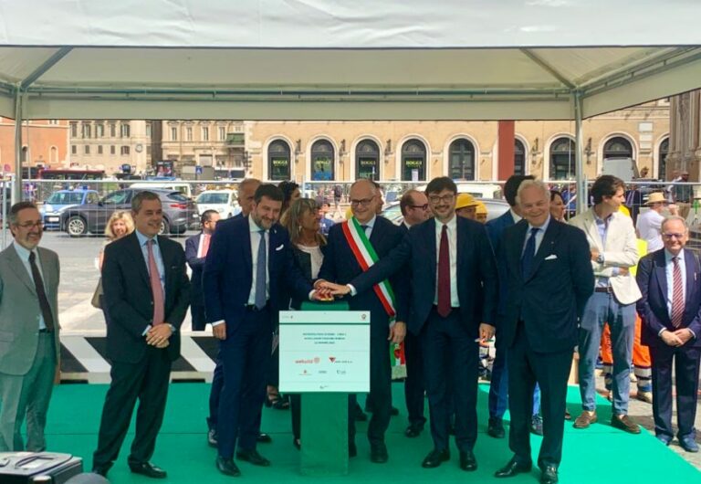Al via a Roma i lavori per la “Stazione Venezia” della metro C