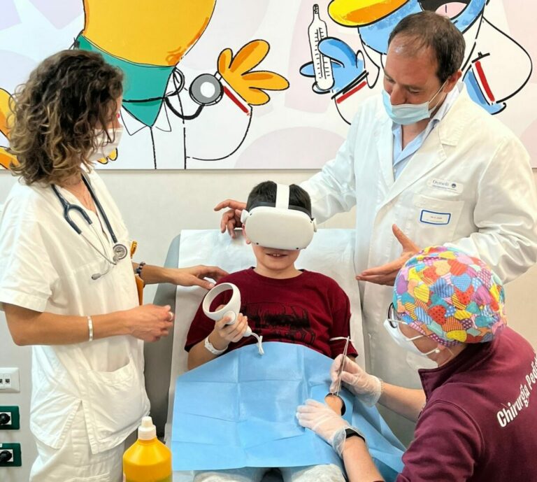 Realtà virtuale immersiva al Pronto soccorso del Gemelli ed i bimbi non piangono più