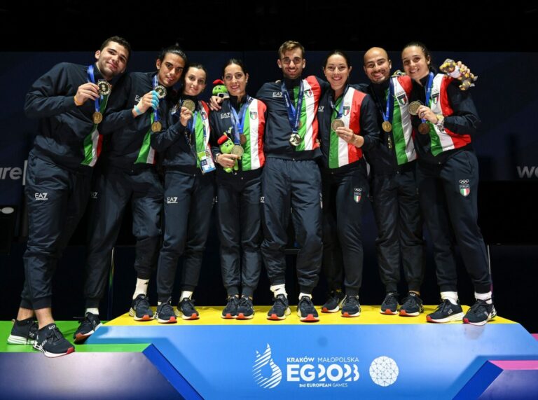 Giochi Europei, oro per azzurri fioretto e bronzo per azzurre spada