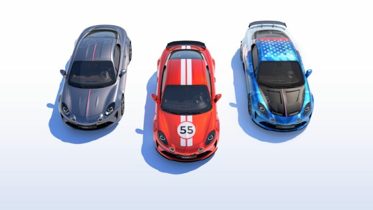 Alpine, tre nuove livree per un’A110 sempre unica