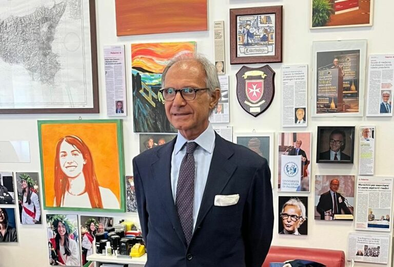 Un set al Policlinico di Palermo, si gira docuserie “Il Viaggio del Campione”