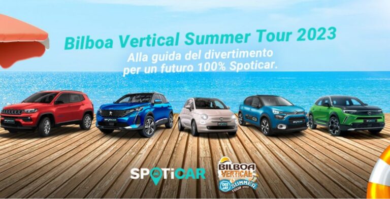 Spoticar è mobility partner del Bilboa Vertical Summer Tour 2023
