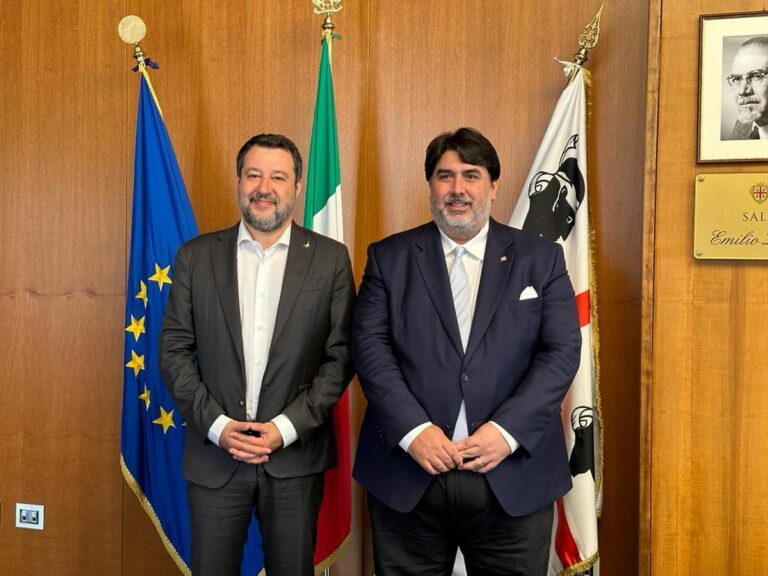 Salvini incontra Solinas sulla situazione infrastrutturale dell’Isola