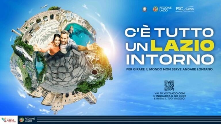 Al via campagna di promozione turistica “C’è tutto un Lazio intorno”