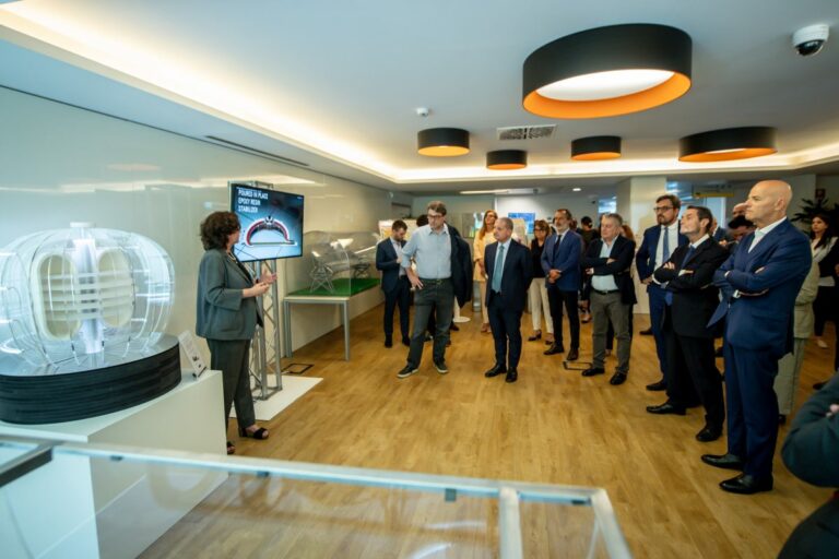 Eni, Giorgetti visita il Centro di Ricerche di Bogliano