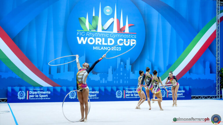 World Cup ritmica, le Farfalle fanno impazzire il Mediolanum Forum
