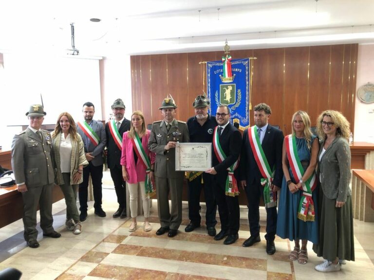 Conferita la cittadinanza onoraria di Chiampo al VII Reggimento Alpini