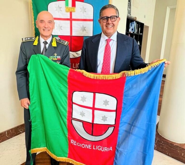 Toti incontra il nuovo comandante della Guardia di Finanza della Liguria