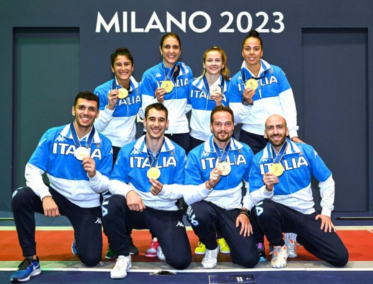 Italia oro mondiale nel fioretto femminile e nella spada maschile
