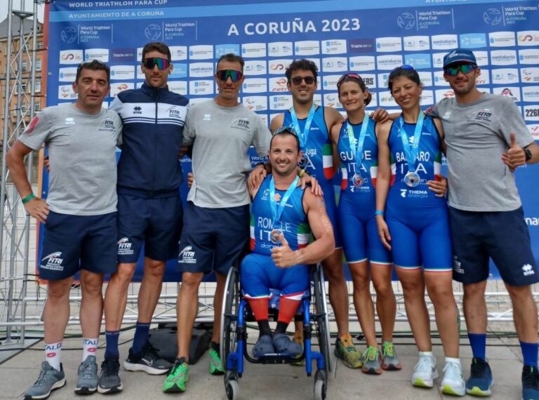 Tre medaglie azzurre alla World Triathlon Para Cup in Spagna