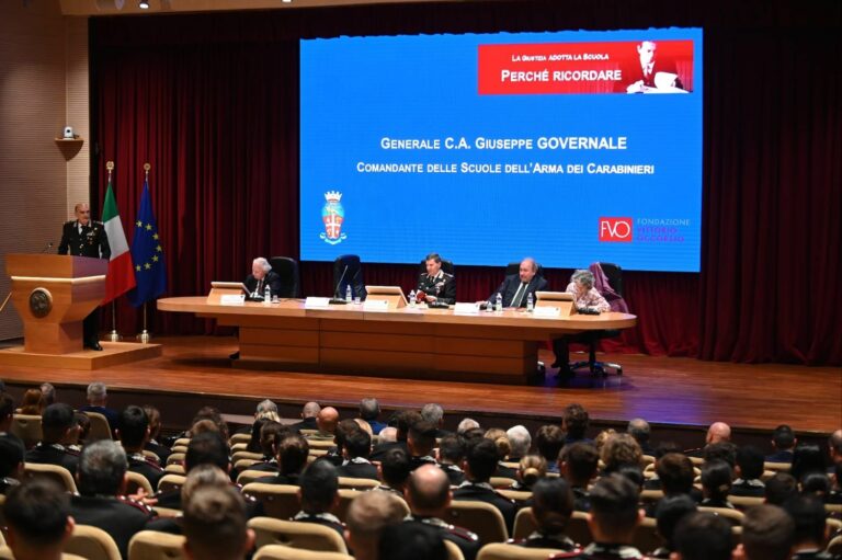 Protocollo tra l’Arma dei Carabinieri e la Fondazione Vittorio Occorsio