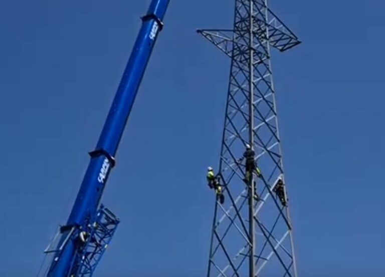 Demolita la linea elettrica Villabona-Fanna