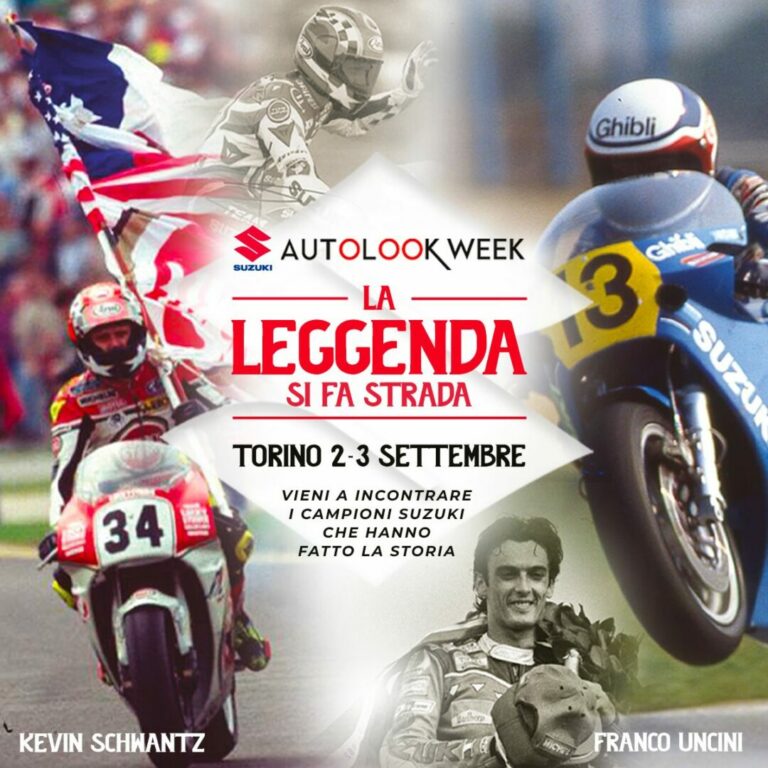 Suzuki e Kevin Schwantz protagonisti di Autolook Week Torino 2023