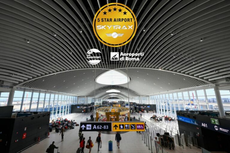 All’Aeroporto di Fiumicino l’installazione “Moving Data” di Mundys