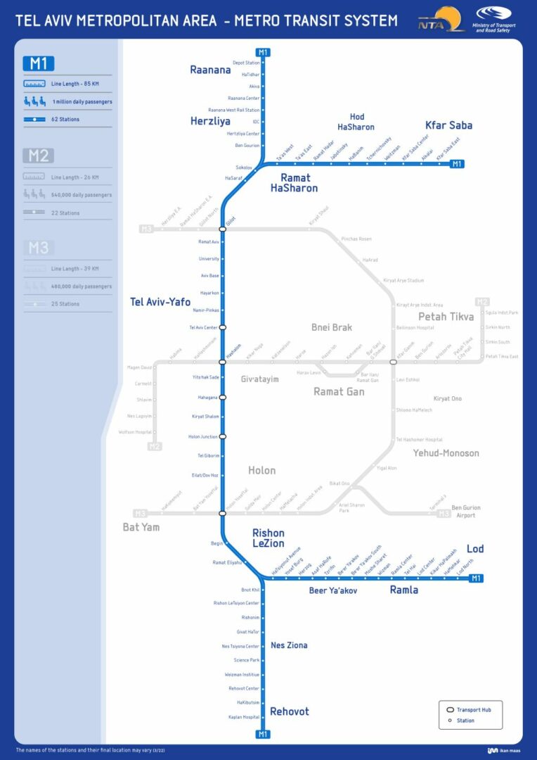 Mm si aggiudica progetto per metropolitana di Tel Aviv