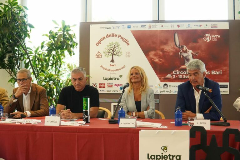 Acqua, all’Open delle Puglie tenniste anche campionesse di sostenibilità
