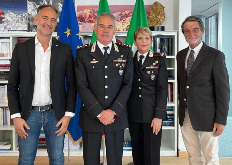 Peste suina, presidente Fontana incontra vertici Carabinieri forestali