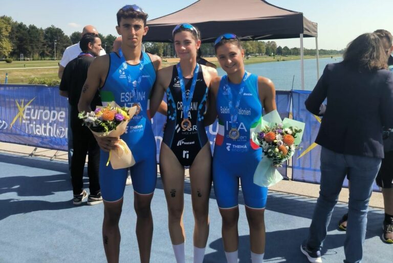 Un oro e due bronzi Italia alla Europe Triathlon Junior Cup