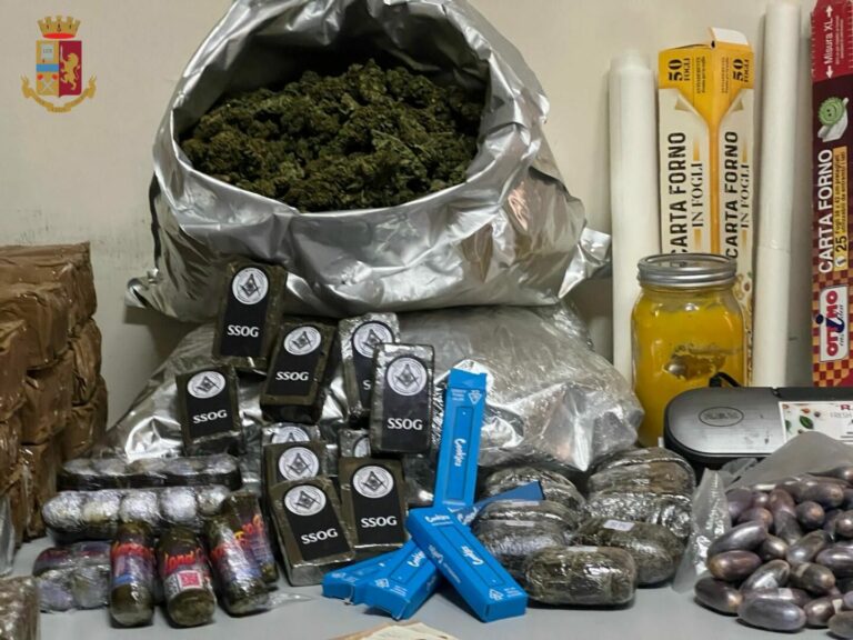 Centro di stoccaggio della droga scoperto a Centocelle, 3 arresti a Roma