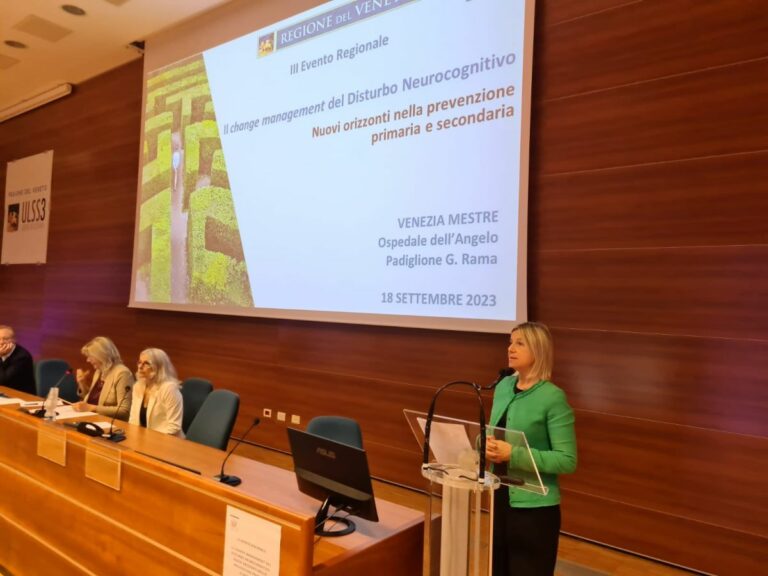 Alzheimer, Lanzarin “In Veneto rete capillare, incentivare prevenzione”