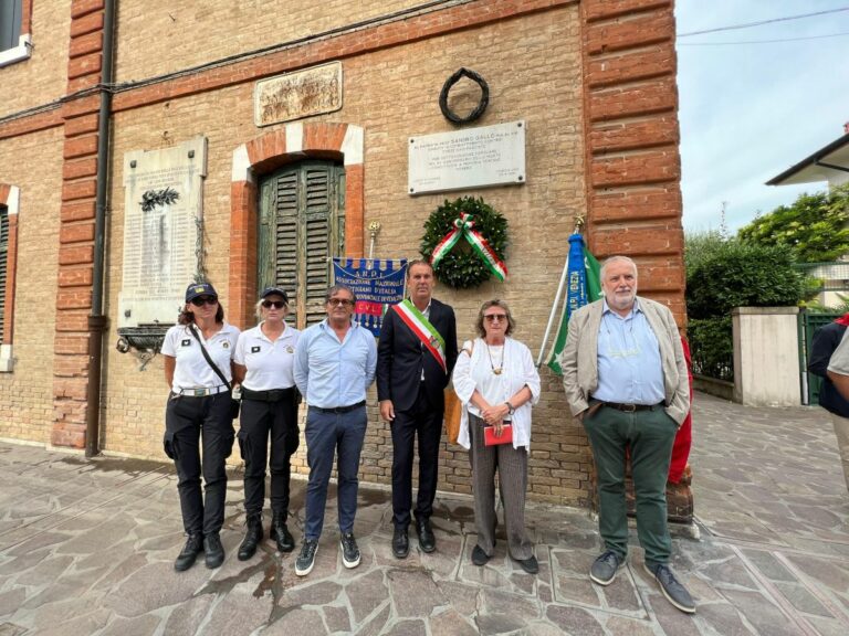 Al Lido commemorazione del partigiano Sandro Gallo