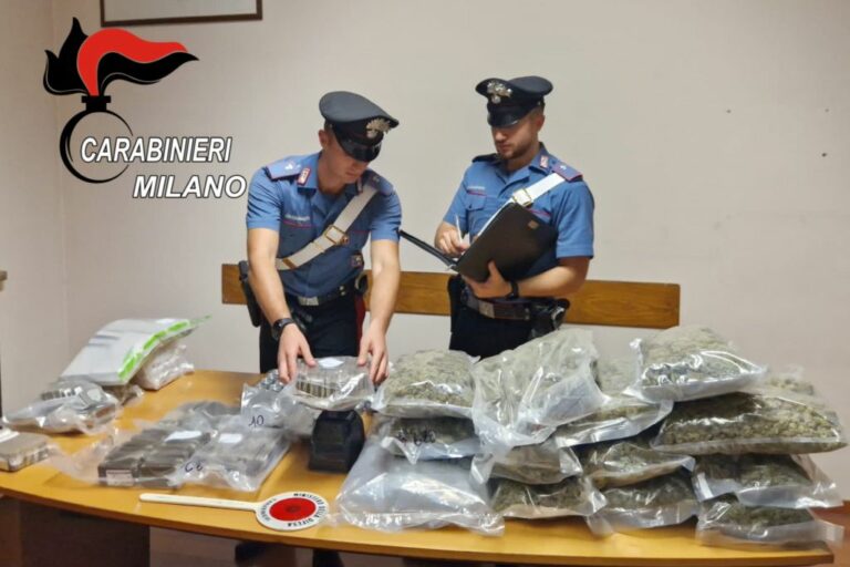Milano, trovati con 46 kg di droga. 2 arresti