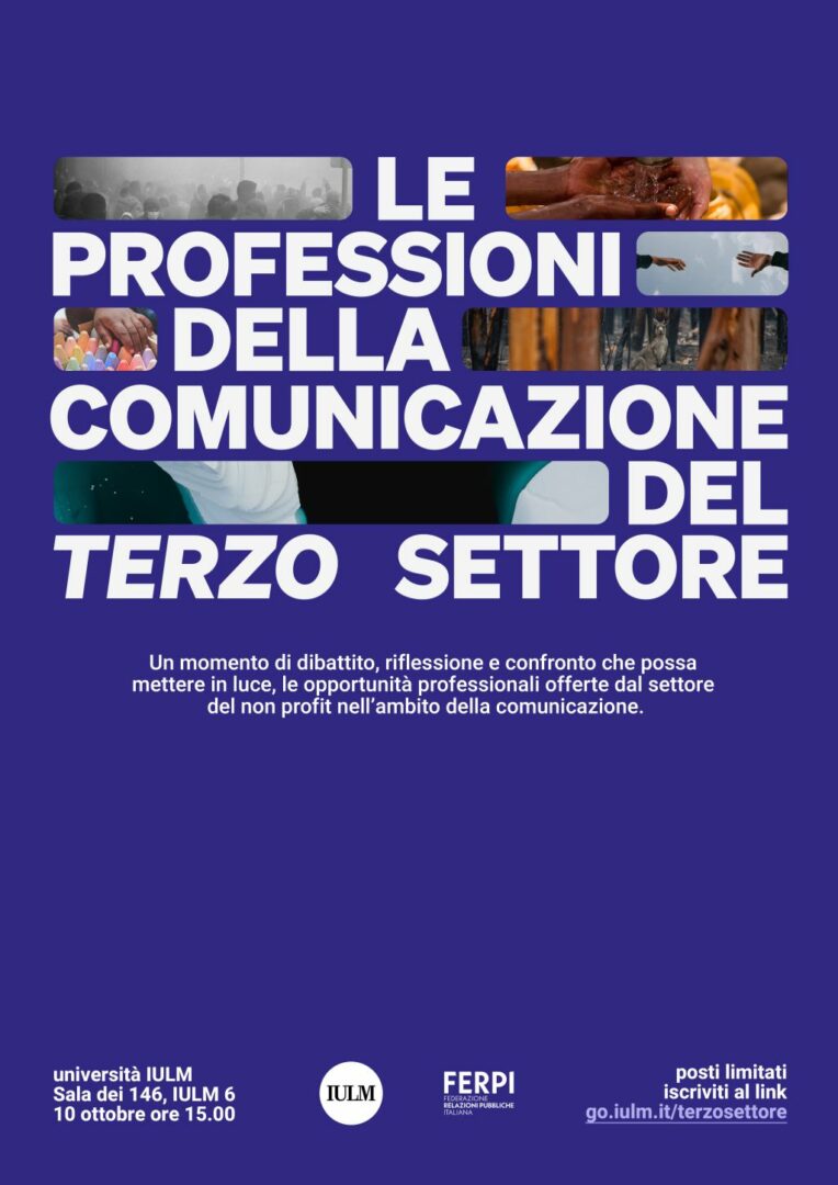 Allo Iulm un convegno su professioni comunicazione nel terzo settore
