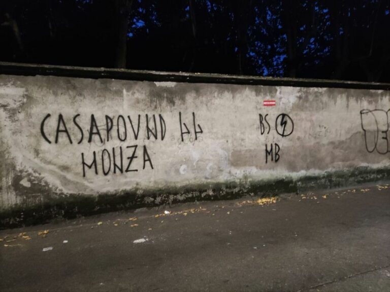 Desio, apparse scritte neofasciste. Roggiani “Tenere alta attenzione”
