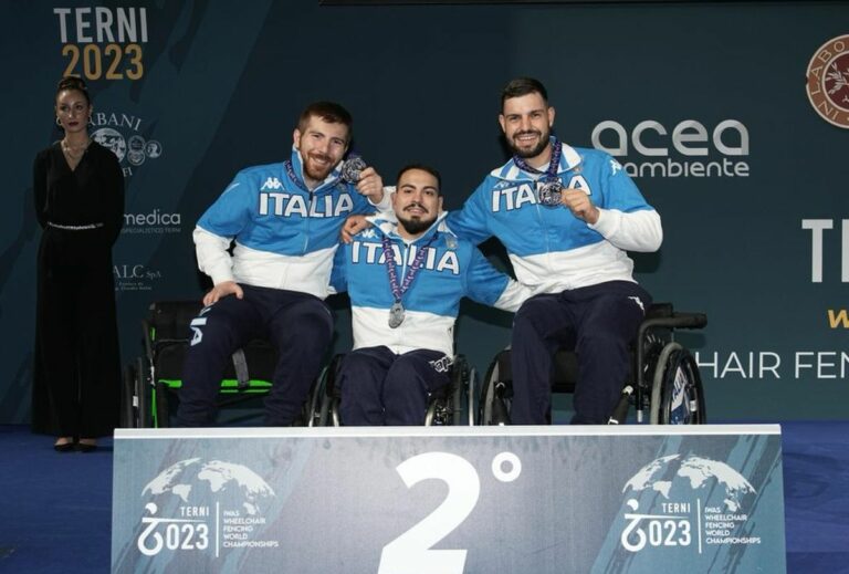 Ai Mondiali paralimpici sciabolatori azzurri d’argento