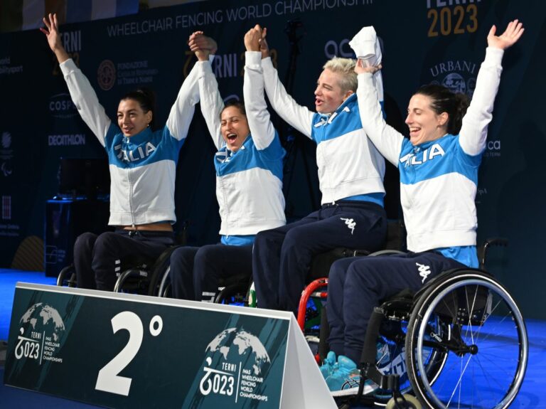 Fiorettiste d’argento, 12 medaglie Italia ai Mondiali paralimpici