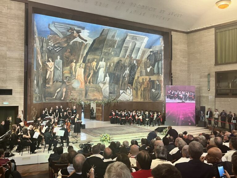 Inaugurato anno accademico della Sapienza, dottorato a Samantha Cristoforetti