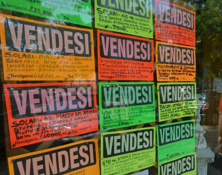 Immobiliare, nel I semestre 2023 compravendite a -8,7% e mutui a -29,5%