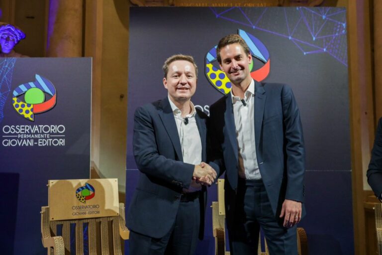 L’Osservatorio Giovani Editori ospita il fondatore di Snapchat