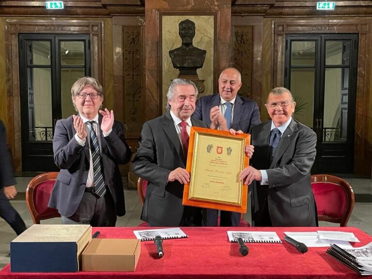 Palermo, il maestro Riccardo Muti diventa “socio onorario” della Sism