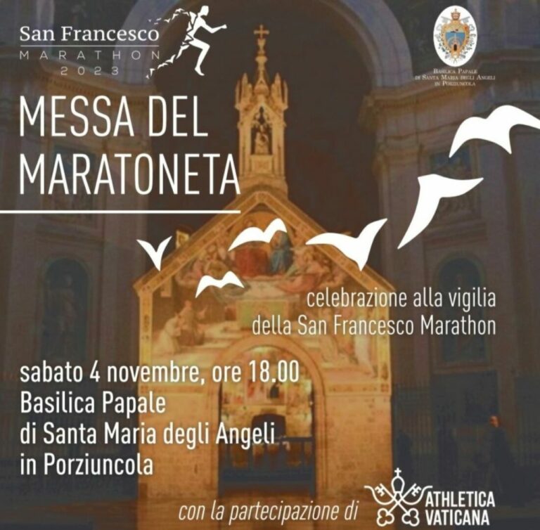 Domenica ad Assisi la San Francesco Marathon
