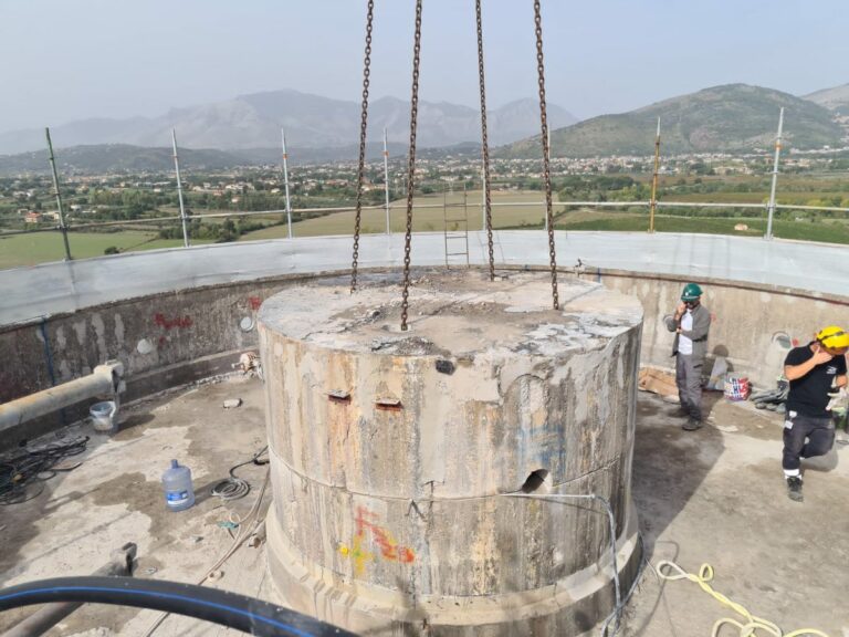 Sogin, nella centrale del Garigliano al via demolizione torre idrica