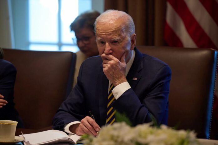 USA - Il presidente dell'Ucraina Volodymyr Zelensky durante il suo incontro con il presidente degli Stati Uniti Joe Biden