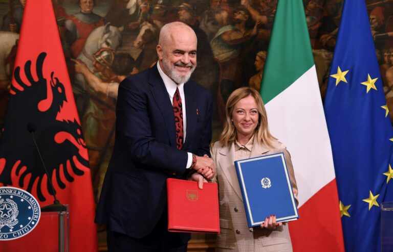Meloni meets Rama, agreement for two migrant centers in Albania
